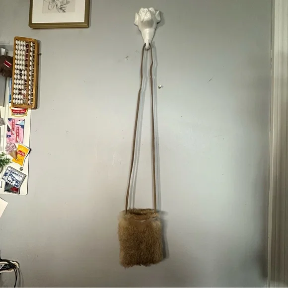 🆕 BONPOINT Rabbit Fur Bag - Picture 3 of 10